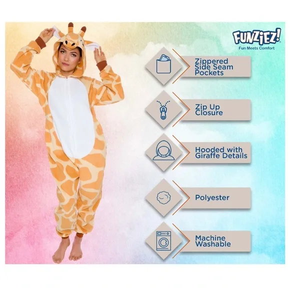 Giraffe costume, Adult Small - Picture 4 of 8